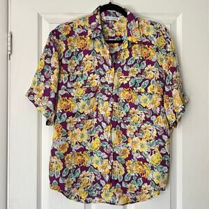 Zara Floral Blouse - Size XS